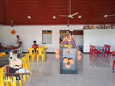 The interior of Shivneri Misal