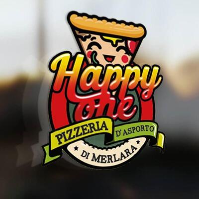 La rappresentazione grafica del marchio di Happy one Pizzeria