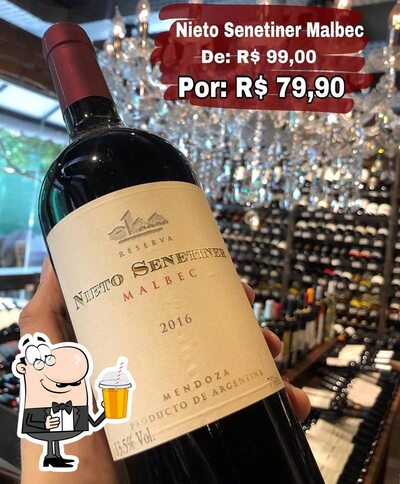 Você pode pedir uma bebida do menu