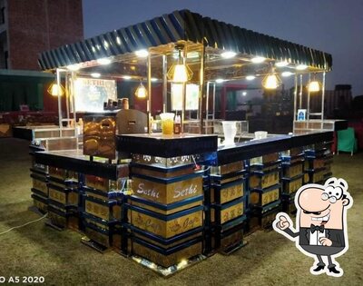 Enjoy the view at the outside area of Sethi Mocktail Bar