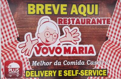 A publicidade apresenta informações sobre o Restaurante Vovó Maria