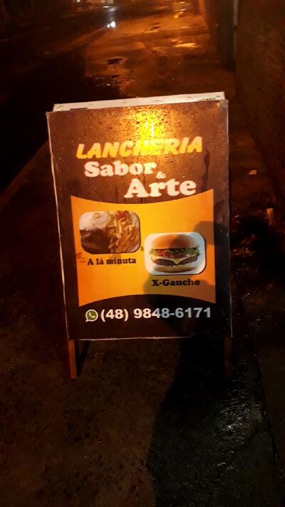 Aqui está a publicidade do Xis Gaúcho - Sabor & Arte