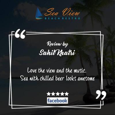 Here’s the advertisement of Sea View Beach Restro