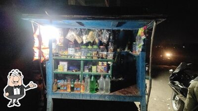 Take a seat at one of the tables at Tea stall