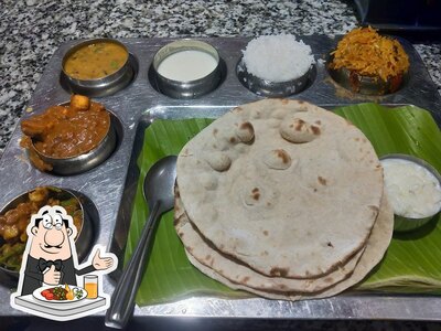 Food at Hotel Rajasthani Dhaba