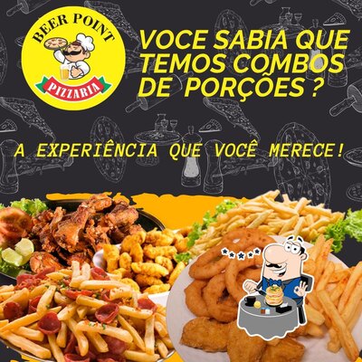 Comida em Beer Point Pizzaria