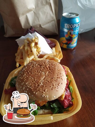 Essayez l'un des hamburgers servi à Special New Chicken