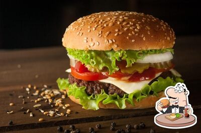 Try out a burger at Dino's