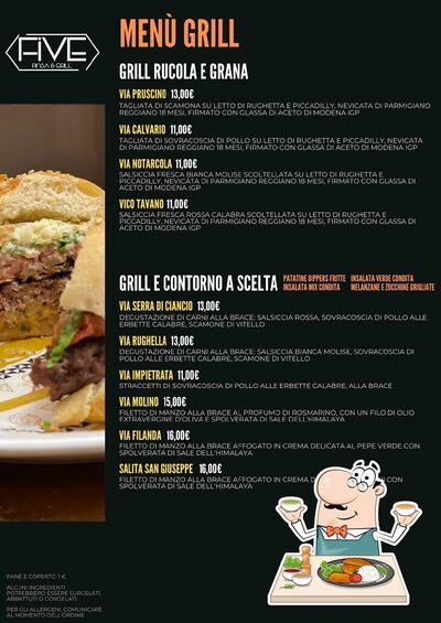 Platti al FIVE Pinsa & Grill
