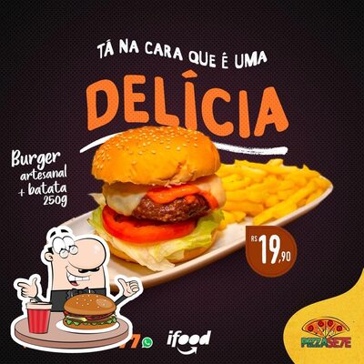 Os hambúrgueres do Pizza Sete irão saciar diferentes gostos