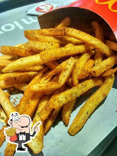 Try out French-fried potatoes at McDonald's