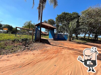 O exterior do Chácara Lagoa