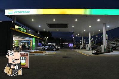 O exterior do Posto Petrobras