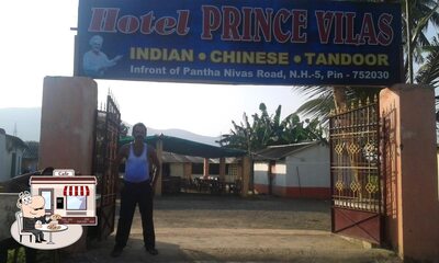 Enjoy the view at the outside area of Hotel Prince Restrauran