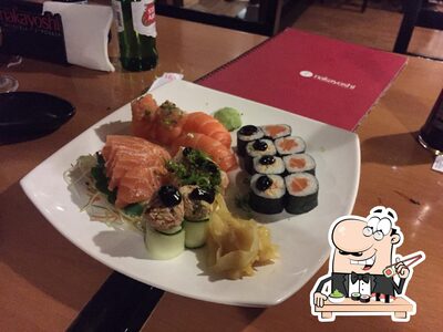 No Nakayoshi Restaurante, você pode tentar sushi