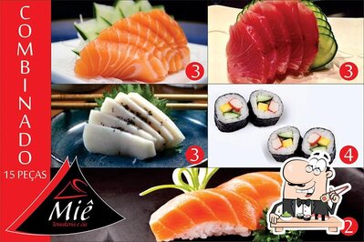 Experimente diversas opções de sushi