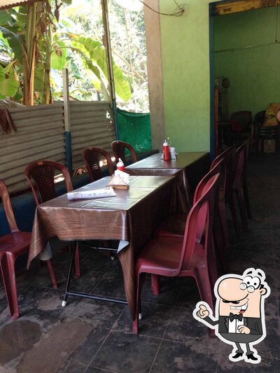 Take a seat at one of the tables at Lama F2