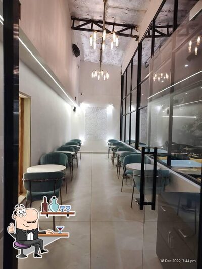 The interior of The Park Restro And Lounge