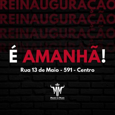 A publicidade apresenta informações sobre o Master In Meats