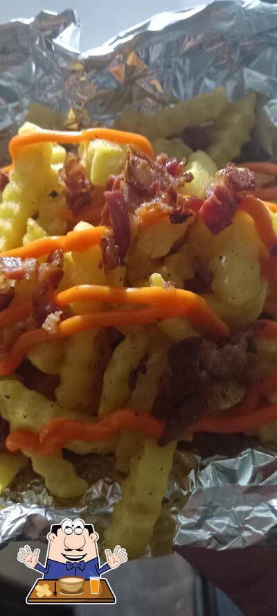 Comida em Rei do lanche