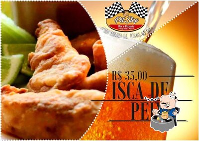 Platos en Pit Stop Bar e Pizzaria