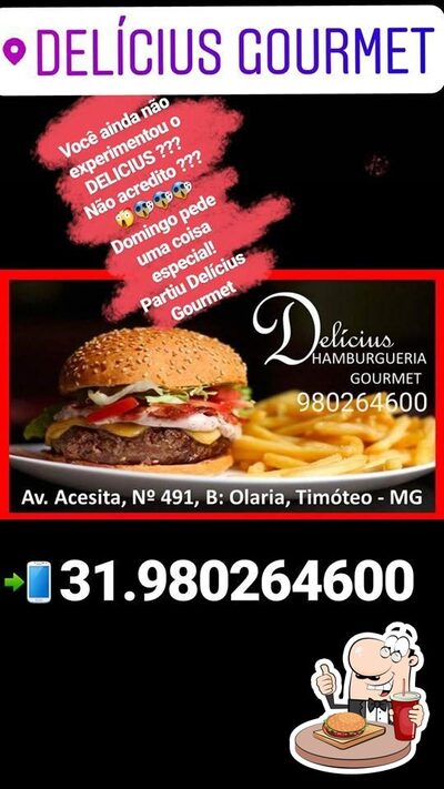Experimente um hambúrguer no Delícius Gourmet