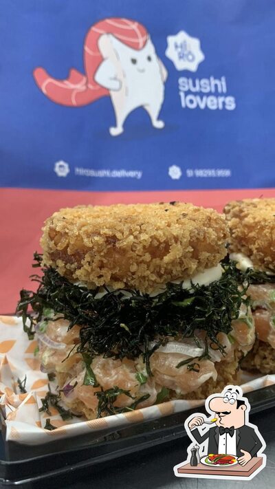 Comida em Hīrō Sushi
