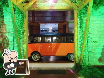 a área exterior é uma característica importante do Kombinado Eventos