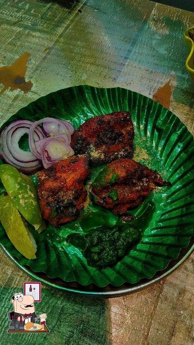 Order meat dishes from the menu