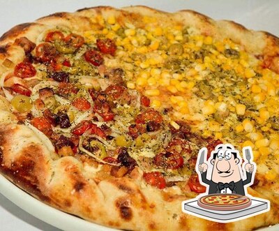 Escolha pizza no Pizzaria Hot