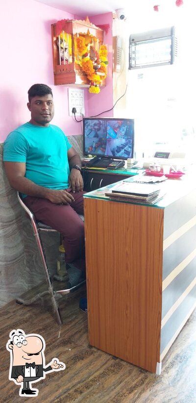 The interior of Hotel Maalaxmi