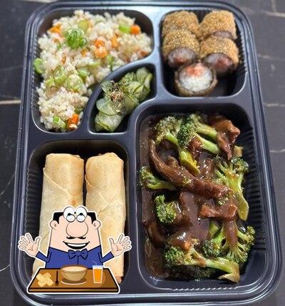Comida em Hayaku sushi