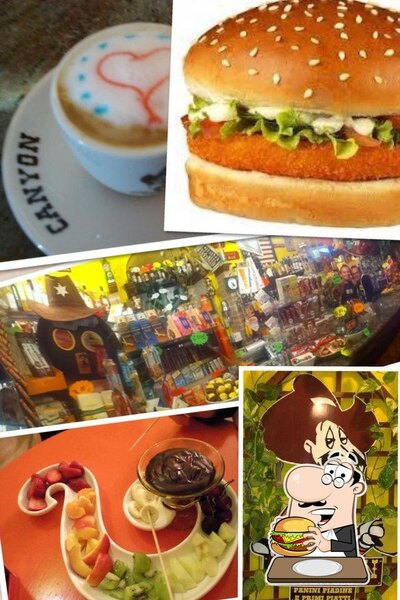 Concediti un bell'hamburger al pub & bar Canyon Fastfood e Paninoteca