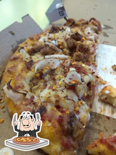 At Domino's Pizza Panchot Circle, Mehsana, you can order pizza