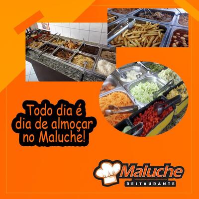 A publicidade mostra informações sobre o Maluche Restaurante