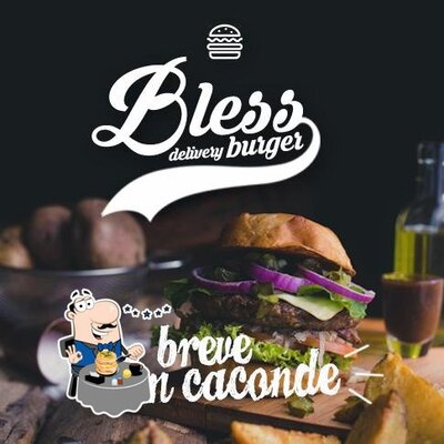 Platos en BLESS Delivery Burger