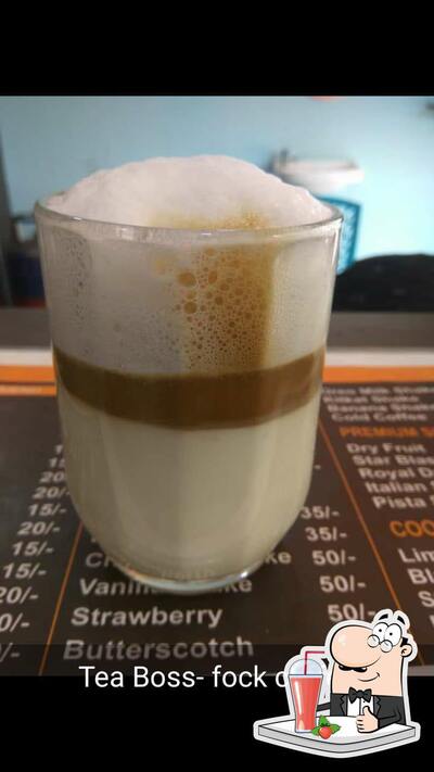 Tea boss serves a selection of drinks