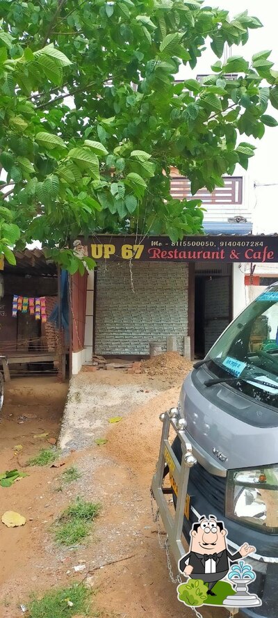 Take a look at the exterior of UP67 Restaurant and cafe