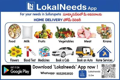 The advertisement displays information about Lokalneeds App