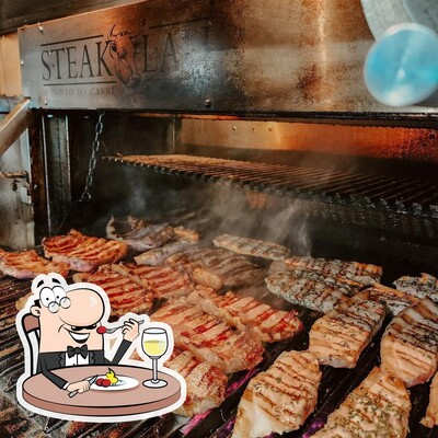 Platos en Steak Lau
