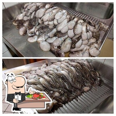 I clienti di Lo Stallo possono godersi vari prodotti di cucina di mare