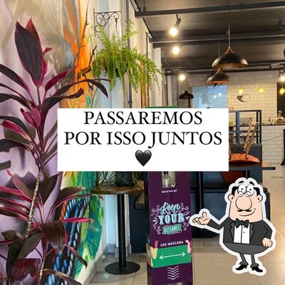 O interior do GreenGo Vegetariano