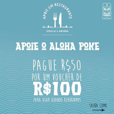 Aqui está a publicidade do Aloha Poke Lauro de Freitas BA