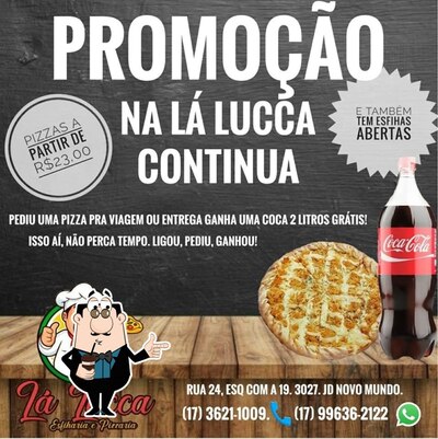 Desfrute de um drinque no Lá Lucca - Esfiharia e Pizzaria