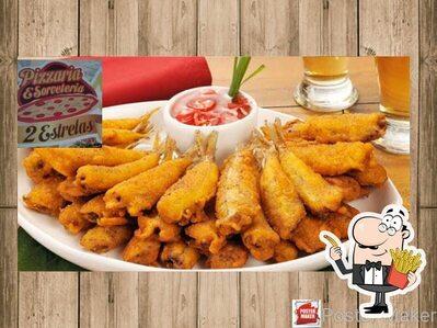 Peça fritas no Pizzaria duas estrelas