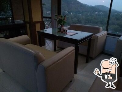 The interior of Ganesha Cafe