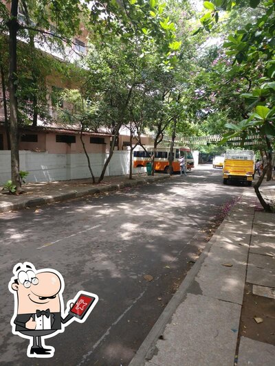 You can get some fresh air at the outside area of Central Kitchen