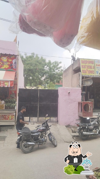 Enjoy the view at the outside area of Balaji Hotel