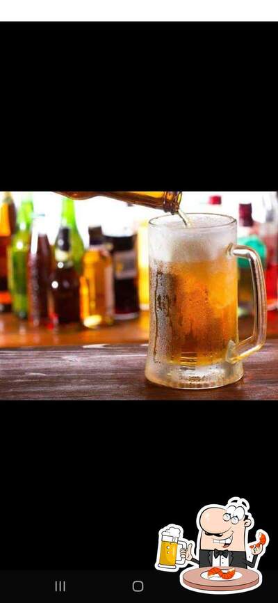 Enjoy a beer with dinner