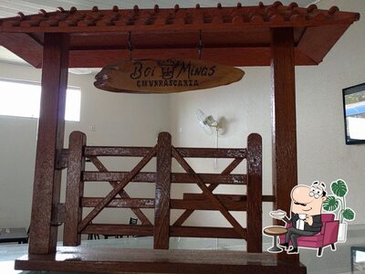 O interior do Churrascaria Boi de Minas